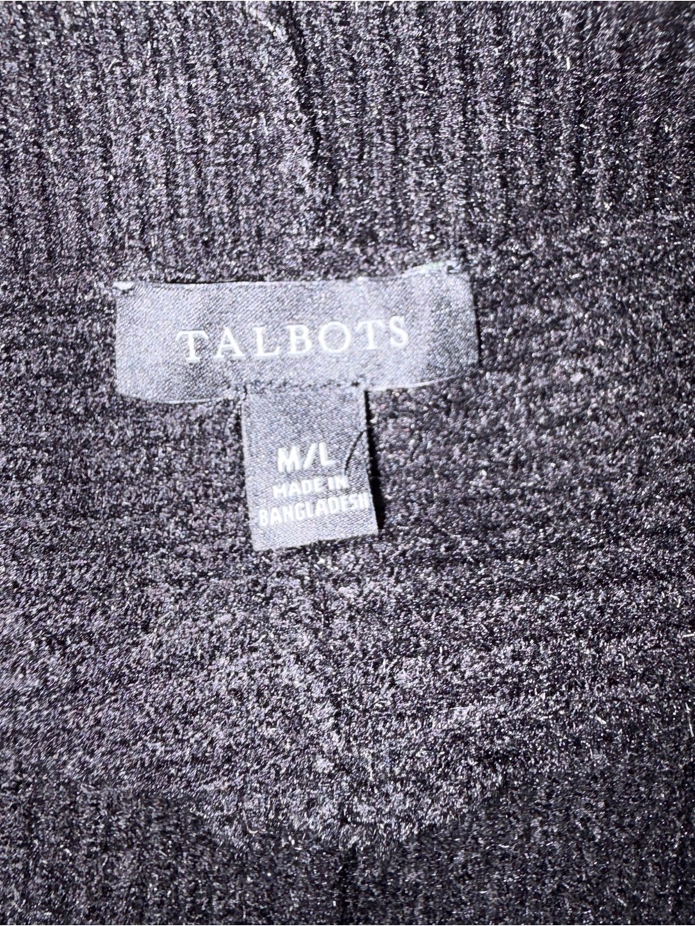Talbots V-Neck Button Poncho - Picture 4 of 5